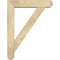 Ekena Millwork Traditional Craftsman Rough Sawn Bracket w/ Offset Brace, Douglas Fir, 6"W x 26"D x 34"H BKT0604X26X34TRA04RDF - alternate 4